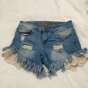 Jean shorts, super cute!!